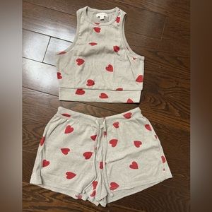 Colsie Hearts PJ Set